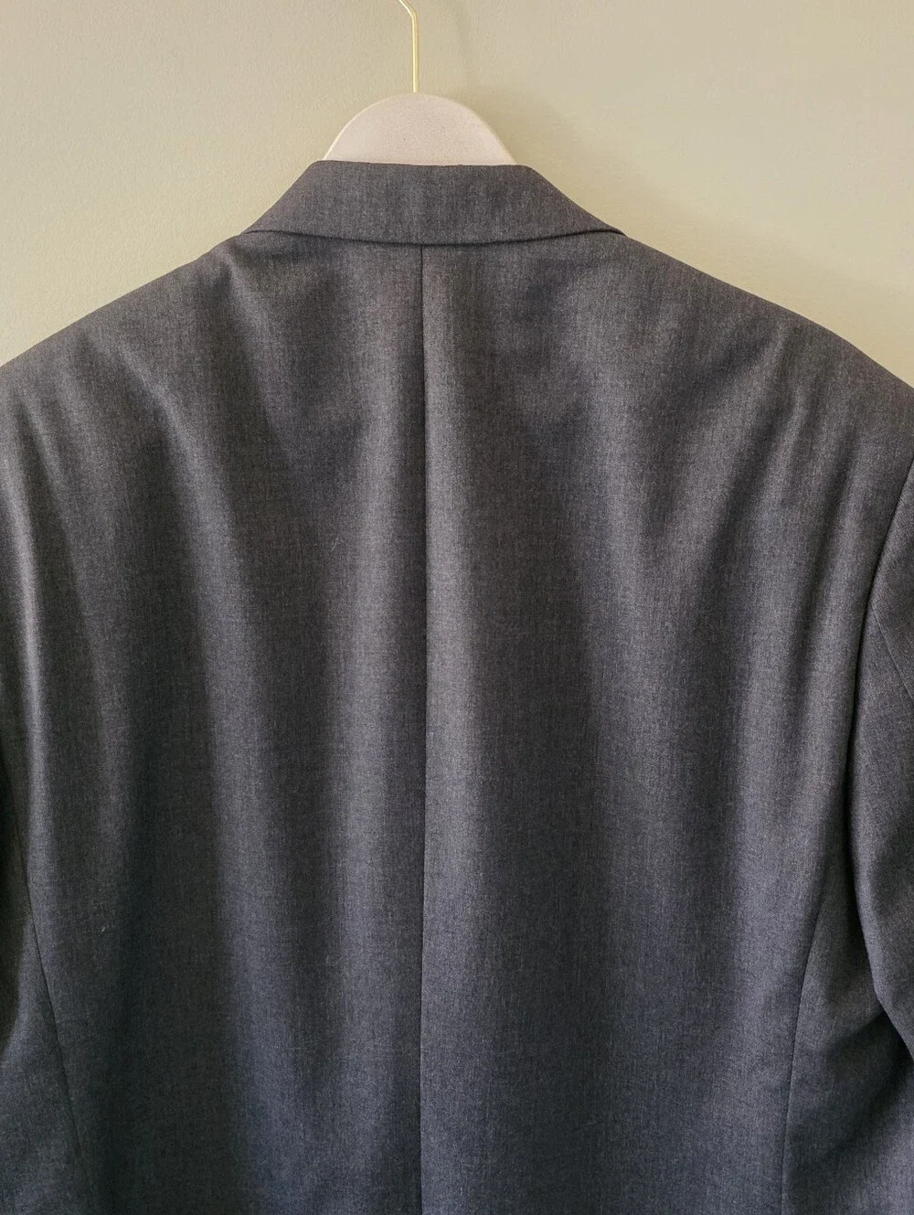 Lauren Ralph Lauren 44S Old Money Modern Academic Formal Office Gray Wool Blazer